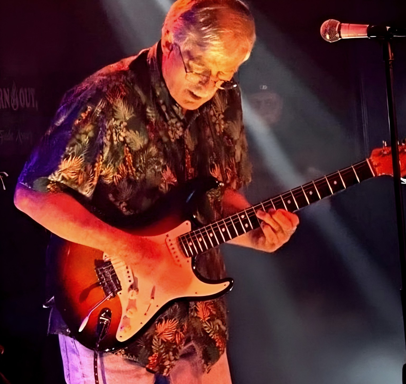David Strauss playing guitar